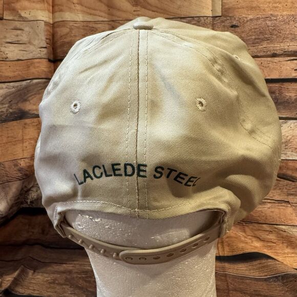 Morrison Supply Company Tan Adjustable Snapback Cap Hat Adjustable Rope Laclede - Picture 3 of 7